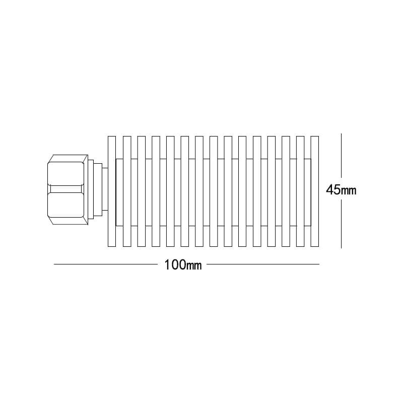 50W DIN-J dummy loads